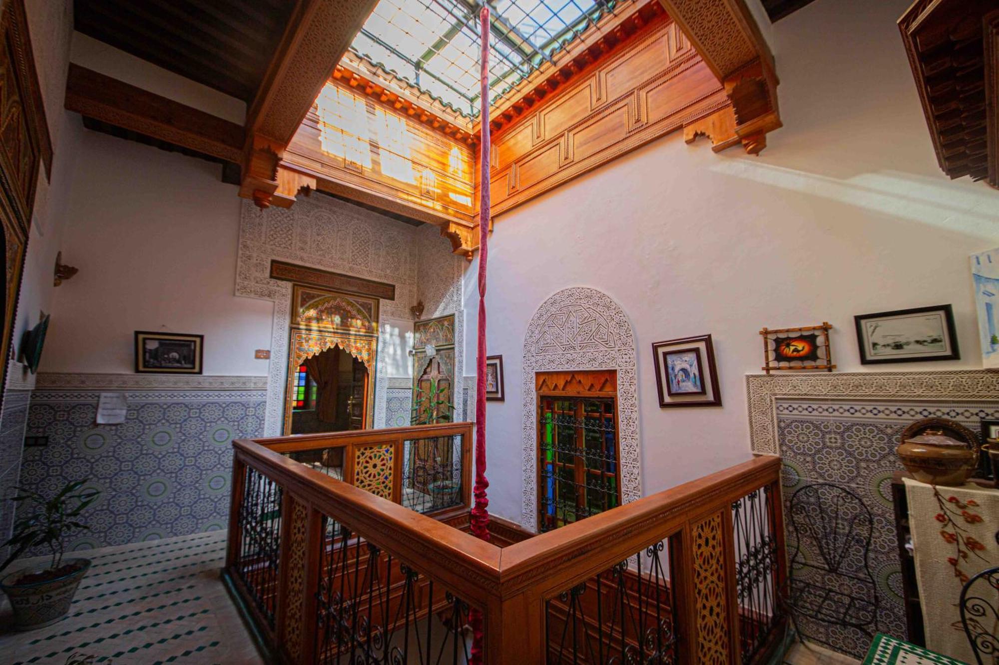 Riad Le Petit Patrimoine De Fès Exteriör bild