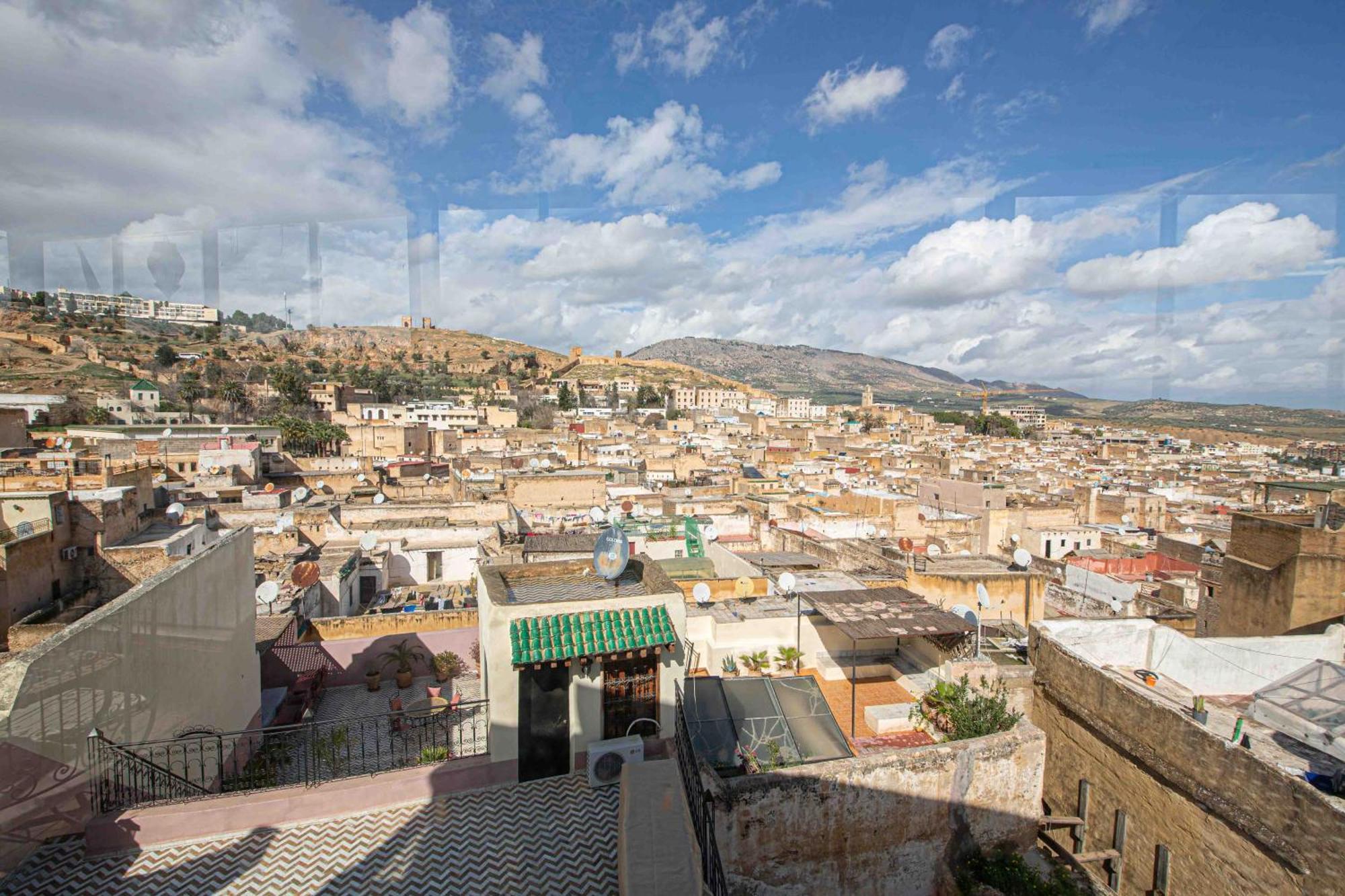 Riad Le Petit Patrimoine De Fès Exteriör bild