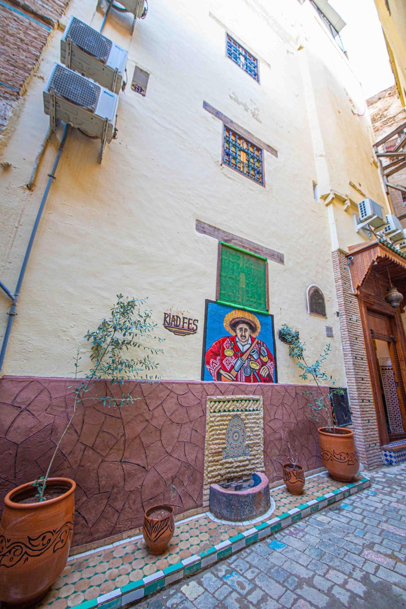 Riad Le Petit Patrimoine De Fès Exteriör bild